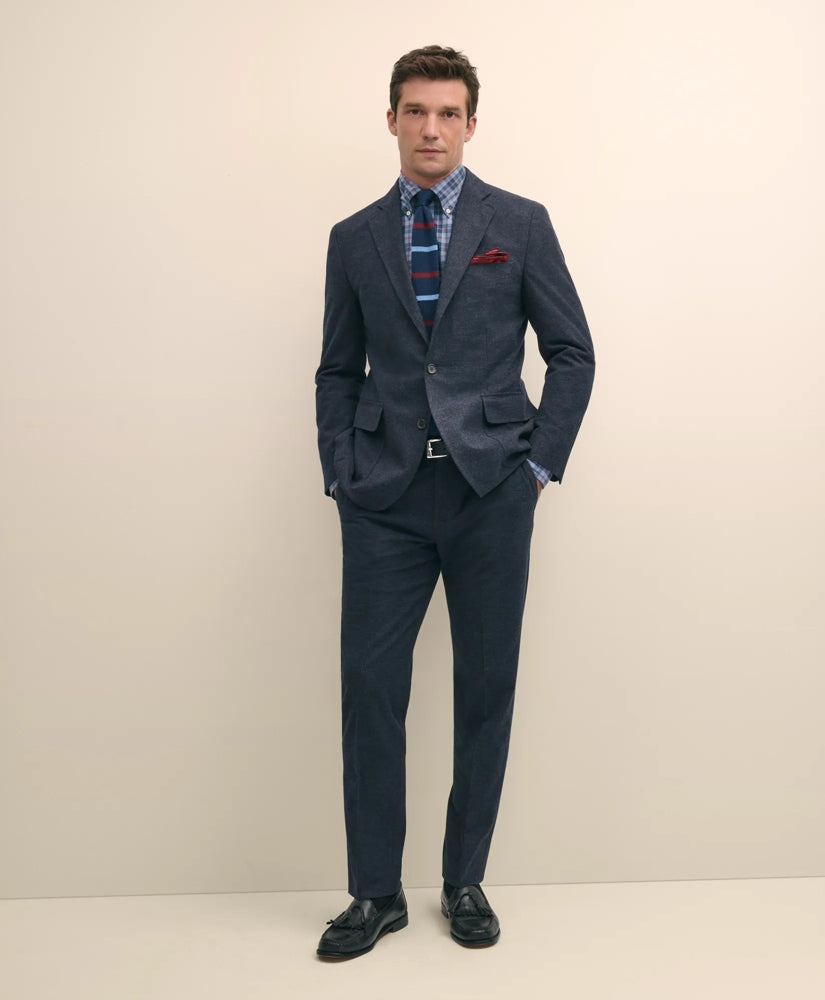 Slim Fit Check Suit Jacket in Brushed-Cotton | Brooks Brothers sale
