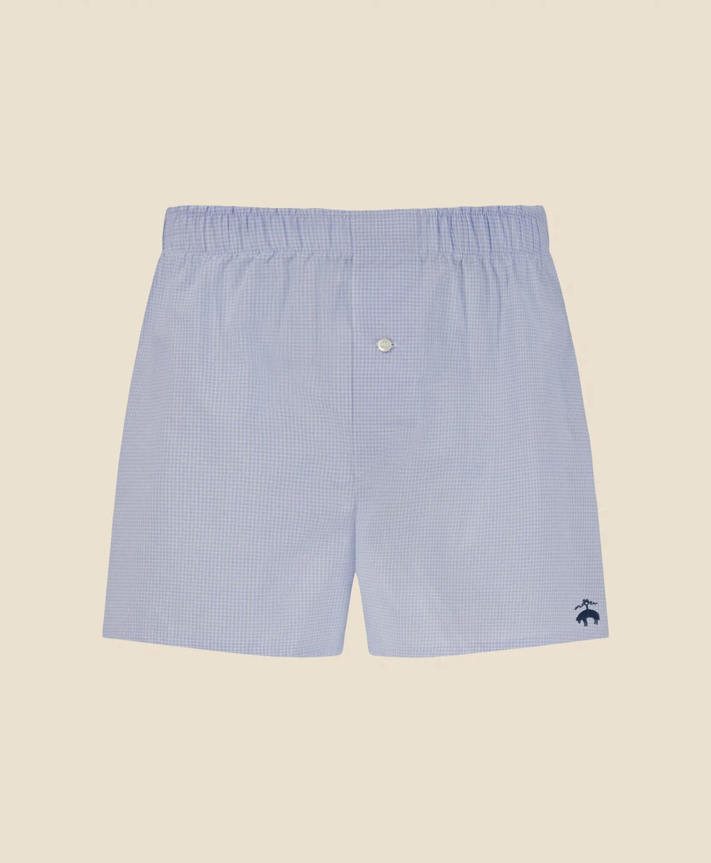 Slim Fit Cotton Broadcloth Windowpane Boxers | Brooks Brothers cheap