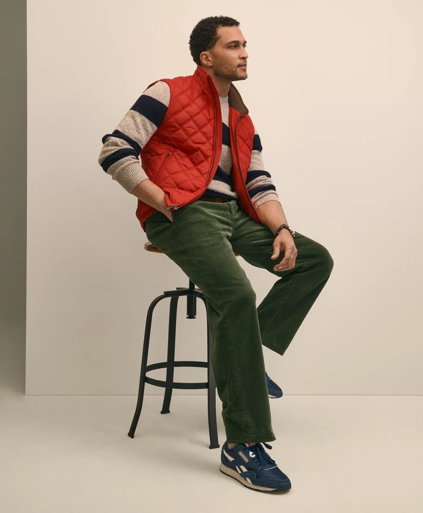 Slim Fit Cotton Wide-Wale Corduroy Pants | Brooks Brothers for sale