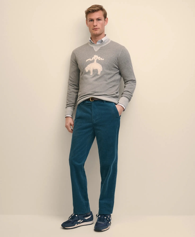 Slim Fit Cotton Wide-Wale Corduroy Pants | Brooks Brothers for sale