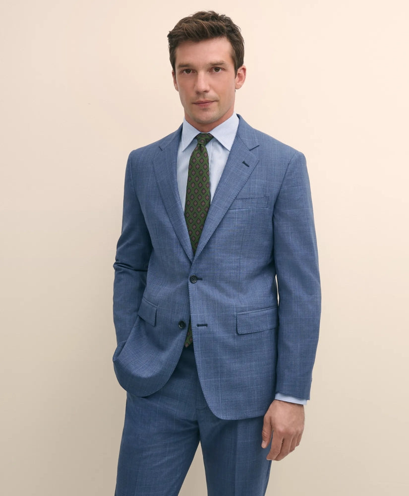 Slim Fit Wool Check 1818 Suit | Brooks Brothers cheap