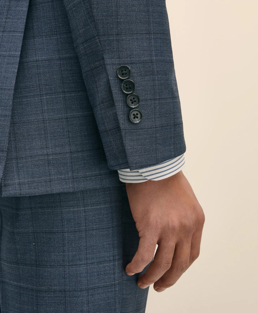 Slim Fit Wool Check 1818 Suit | Brooks Brothers online