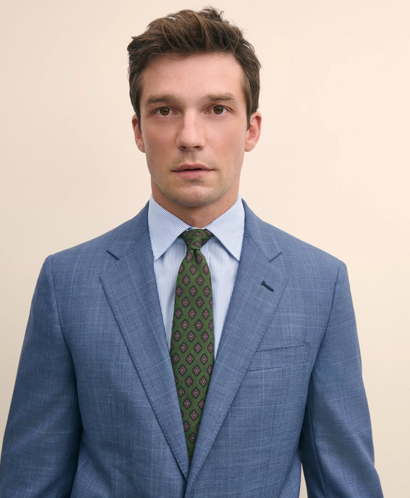 Slim Fit Wool Check 1818 Suit | Brooks Brothers cheap