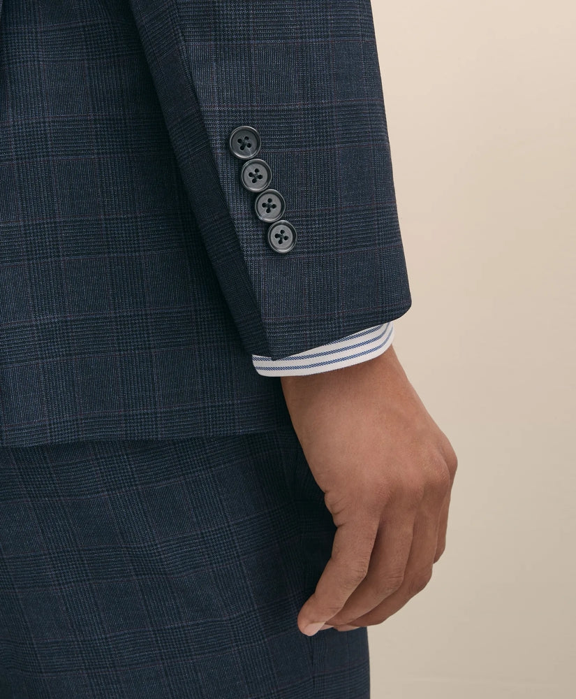 Slim Fit Wool Check 1818 Suit | Brooks Brothers cheap