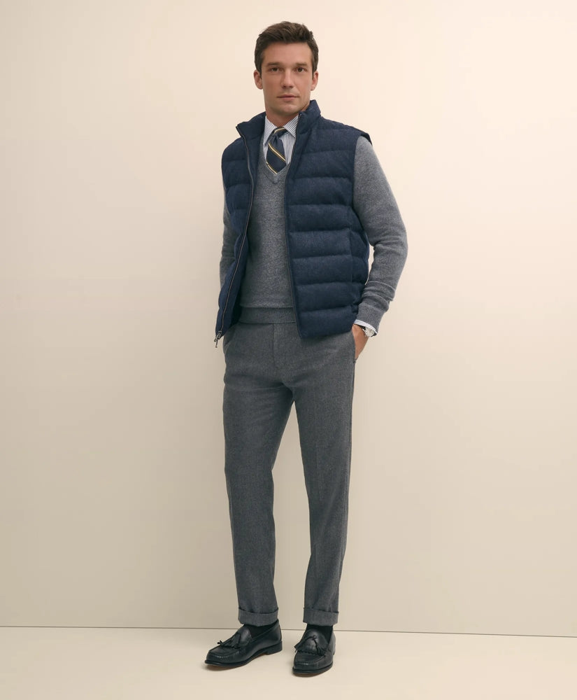 Slim Fit Wool Flannel Dress Pants | Brooks Brothers sale
