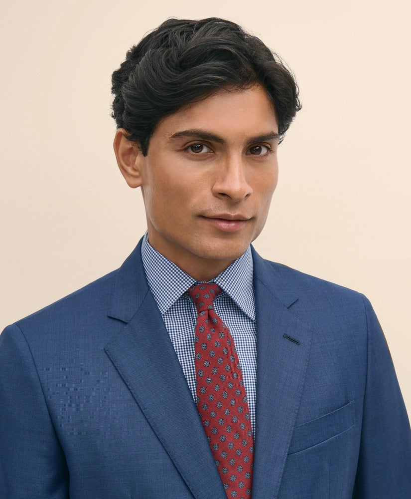 Slim Fit Wool Sharkskin 1818 Suit | Brooks Brothers discount