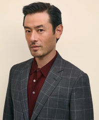 Slim Fit Wool Windowpane 1818 Suit | Brooks Brothers on sale