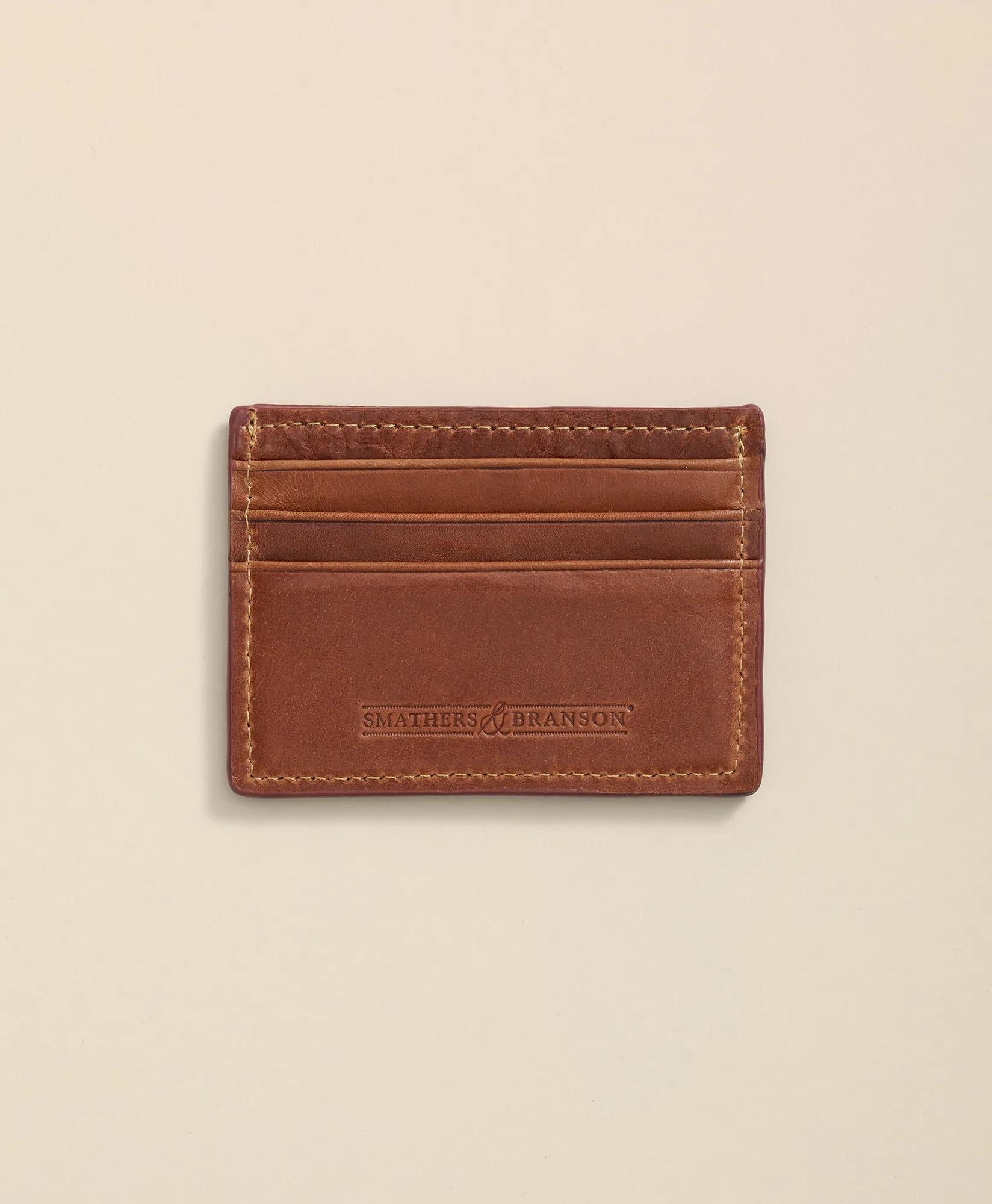 Smathers & Branson Needlepoint BB Uniform Card Case | Brooks Brothers for sale