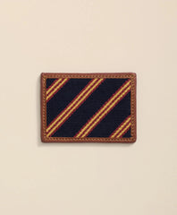 Smathers & Branson Needlepoint BB Uniform Card Case | Brooks Brothers for sale