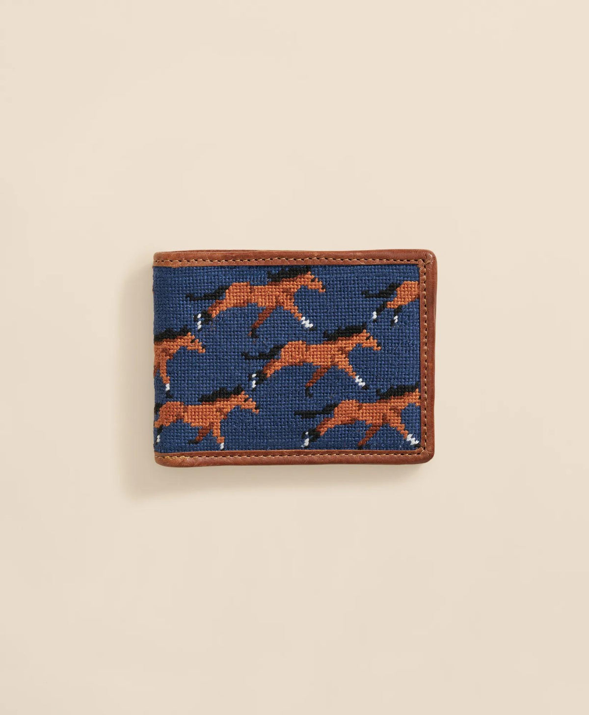 Smathers & Branson Needlepoint Horse Wallet | Brooks Brothers on sale