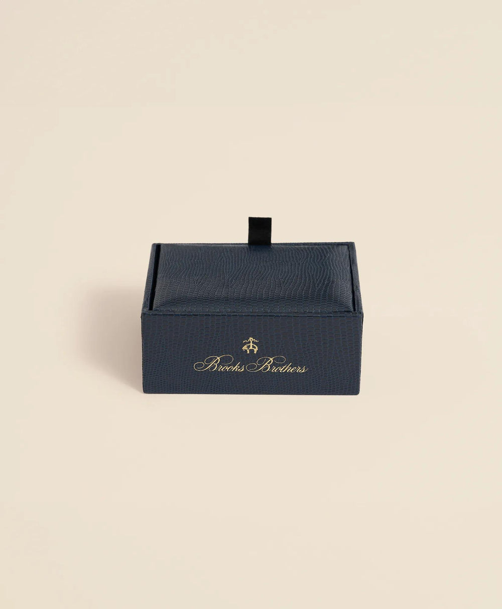 Sterling Silver Engravable Rhodium-Plated Cufflinks | Brooks Brothers on sale