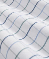 Stretch Cotton Non-Iron Oxford Polo Button Down Collar, Fine Windowpane Shirt | Brooks Brothers discount