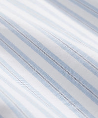 Stretch Cotton Non-Iron Oxford Polo Button Down Collar, Track Stripe Shirt | Brooks Brothers online shop