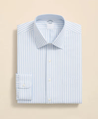 Stretch Supima® Cotton Non-Iron Ainsley Collar, Stripe Dress Shirt | Brooks Brothers discount