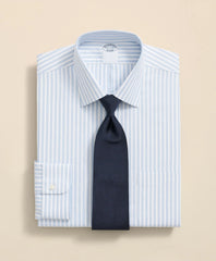 Stretch Supima® Cotton Non-Iron Ainsley Collar, Stripe Dress Shirt | Brooks Brothers discount