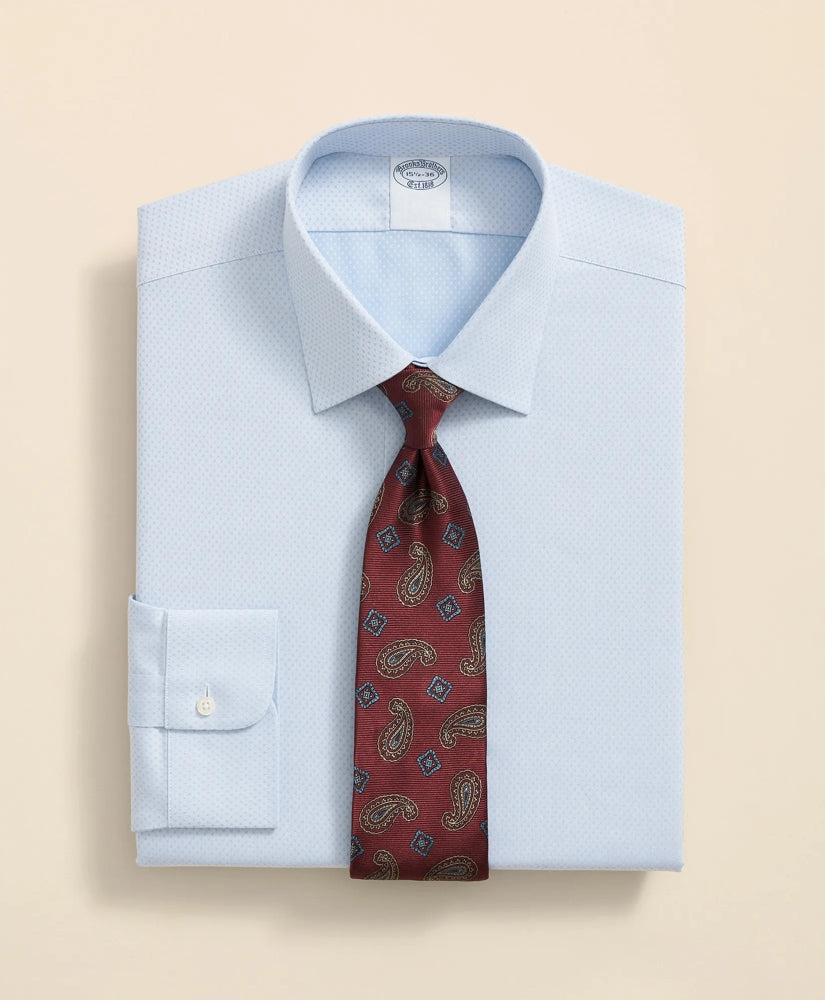 Stretch Supima® Cotton Non-Iron Dobby Ainsley Collar Dress Shirt | Brooks Brothers sale