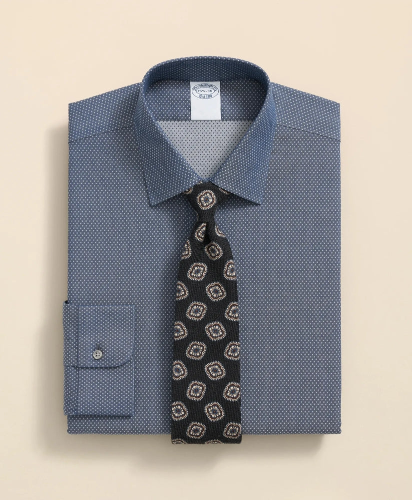 Stretch Supima® Cotton Non-Iron Dobby Ainsley Collar Dress Shirt | Brooks Brothers sale