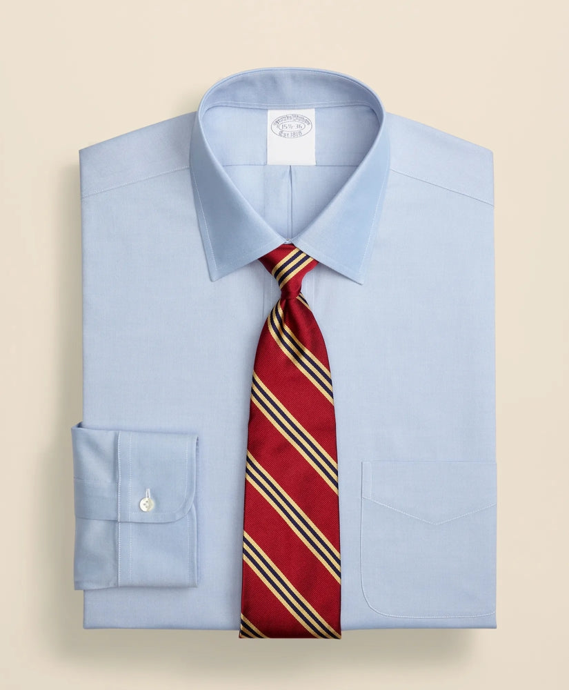 Stretch Supima® Cotton Non-Iron Pinpoint Oxford Ainsley Collar Dress Shirt | Brooks Brothers for sale