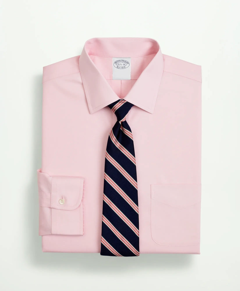 Stretch Supima® Cotton Non-Iron Pinpoint Oxford Ainsley Collar Dress Shirt | Brooks Brothers for sale