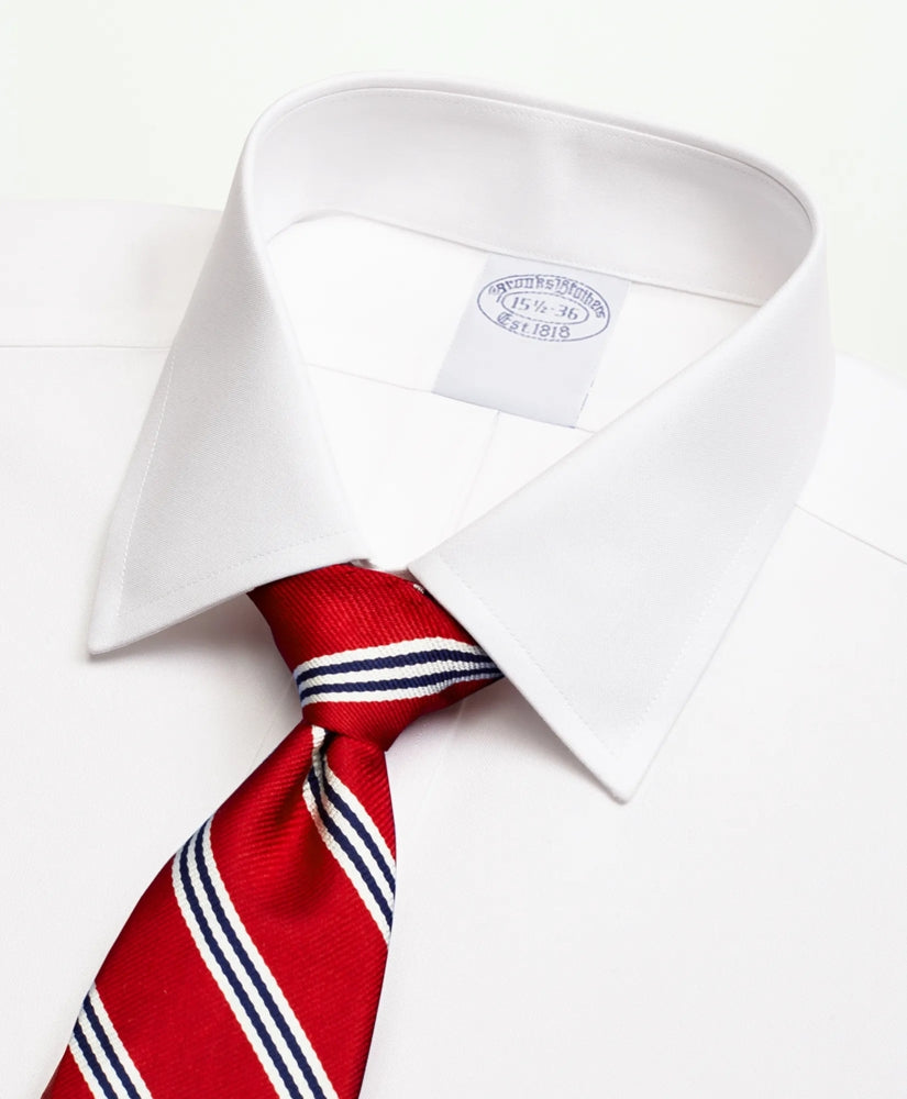 Stretch Supima® Cotton Non-Iron Pinpoint Oxford Ainsley Collar Dress Shirt | Brooks Brothers for sale