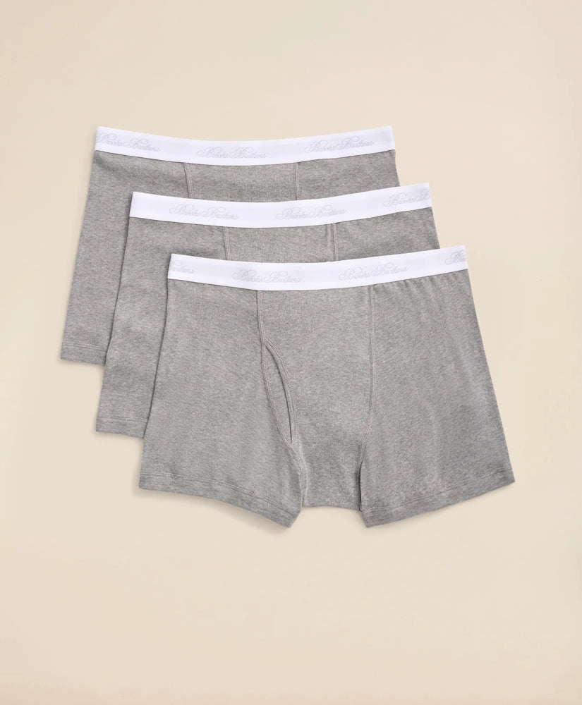 Supima® Cotton Boxer Briefs - 3 Pack | Brooks Brothers online