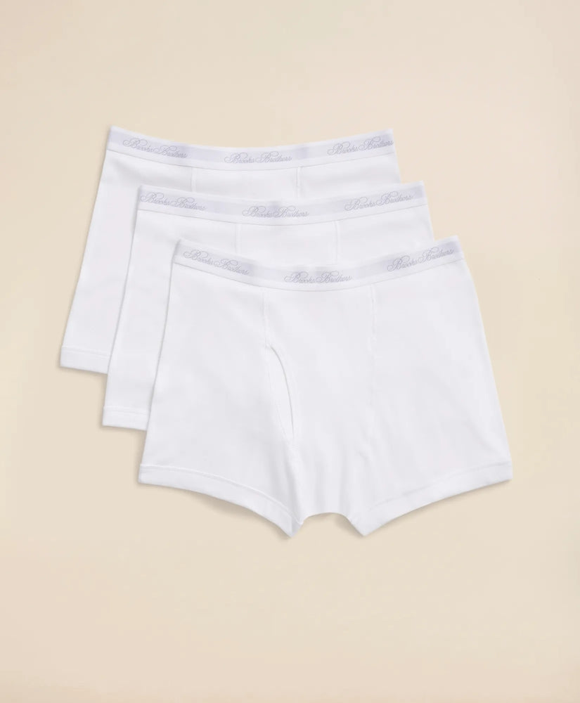 Supima® Cotton Boxer Briefs - 3 Pack | Brooks Brothers online