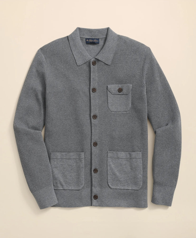 Supima® Cotton Chore Coat Sweater | Brooks Brothers for sale