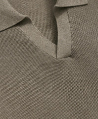 Supima® Cotton Pique Johnny Collar Sweater | Brooks Brothers sale