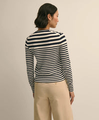 Supima® Cotton Variegated Stripe Cardigan | Brooks Brothers online shop