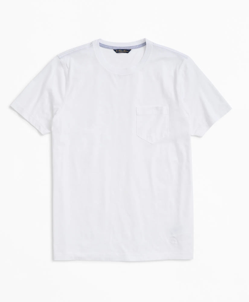 Supima® Cotton Pocket Crewneck T-Shirt | Brooks Brothers cheap