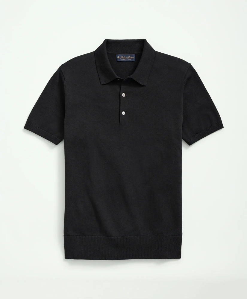 Supima® Cotton Short-Sleeve Polo Sweater | Brooks Brothers cheap