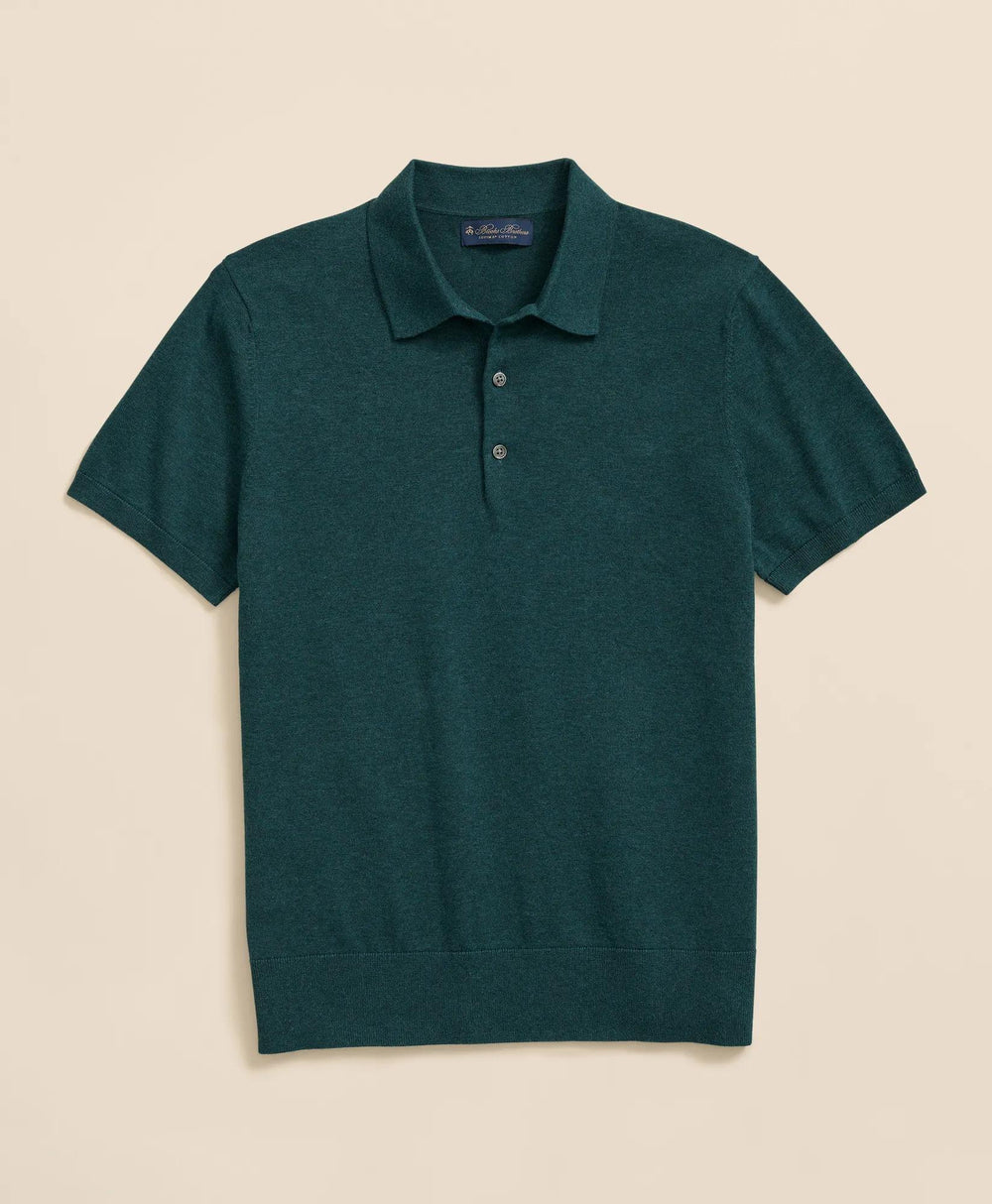 Supima® Cotton Short-Sleeve Polo Sweater | Brooks Brothers cheap