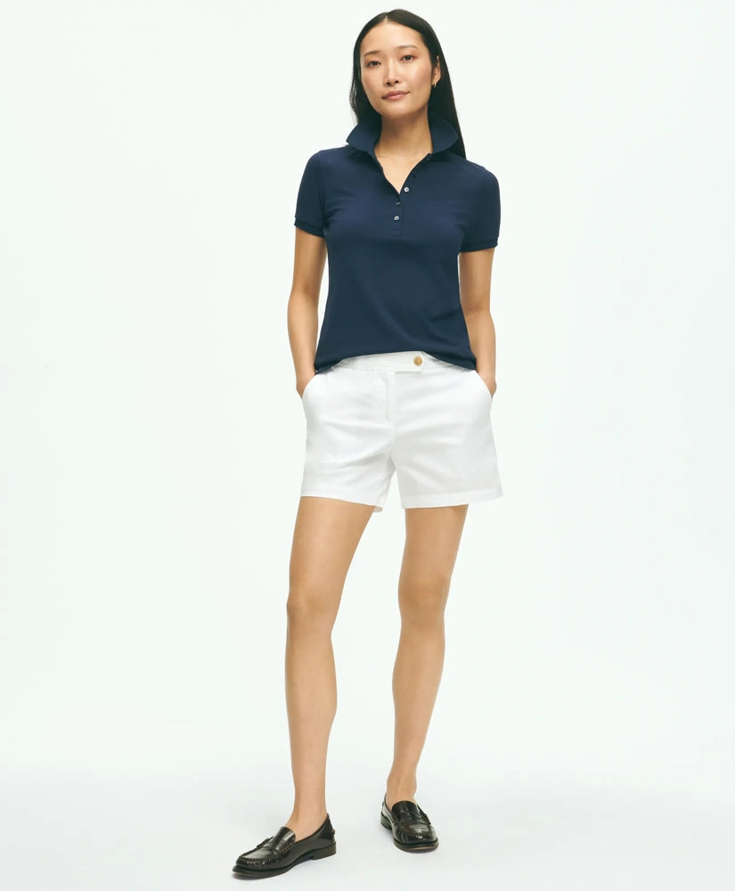 Supima® Cotton Stretch Pique Polo Shirt | Brooks Brothers on sale