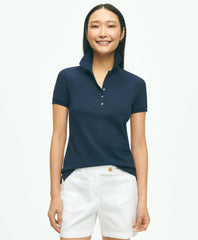 Supima® Cotton Stretch Pique Polo Shirt | Brooks Brothers on sale