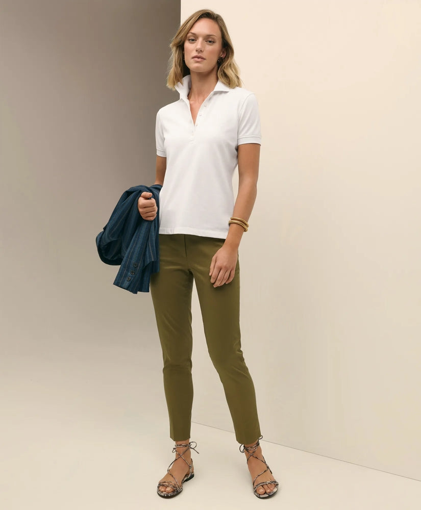 Supima® Cotton Stretch Pique Polo Shirt | Brooks Brothers on sale