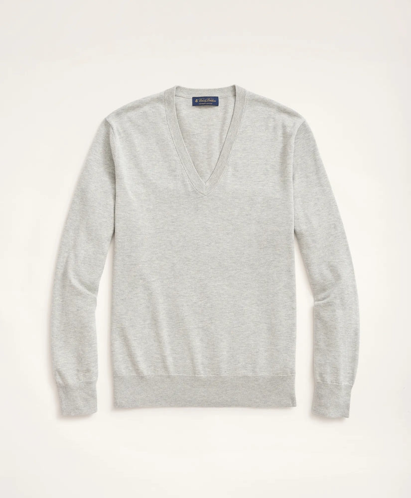 Supima® Cotton V-Neck Sweater | Brooks Brothers for sale