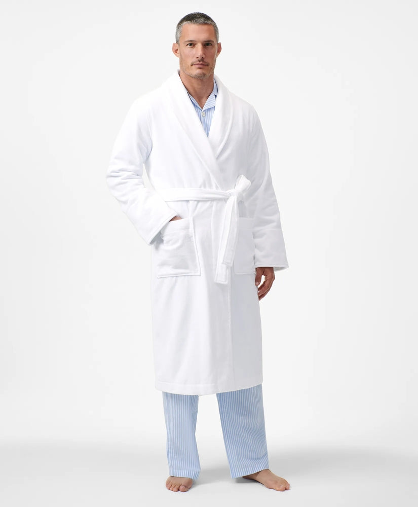 Terry Cloth Bathrobe | Brooks Brothers sale