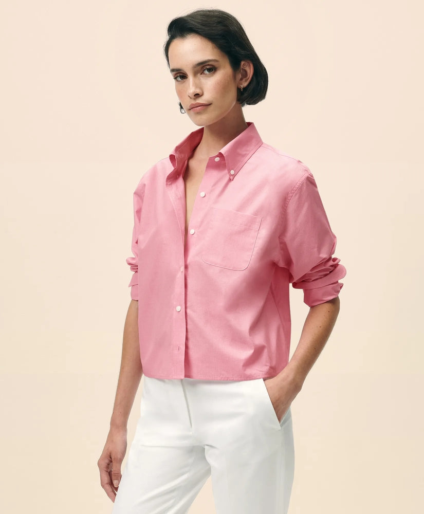 The Cropped Button-Down Shirt | Brooks Brothers discount