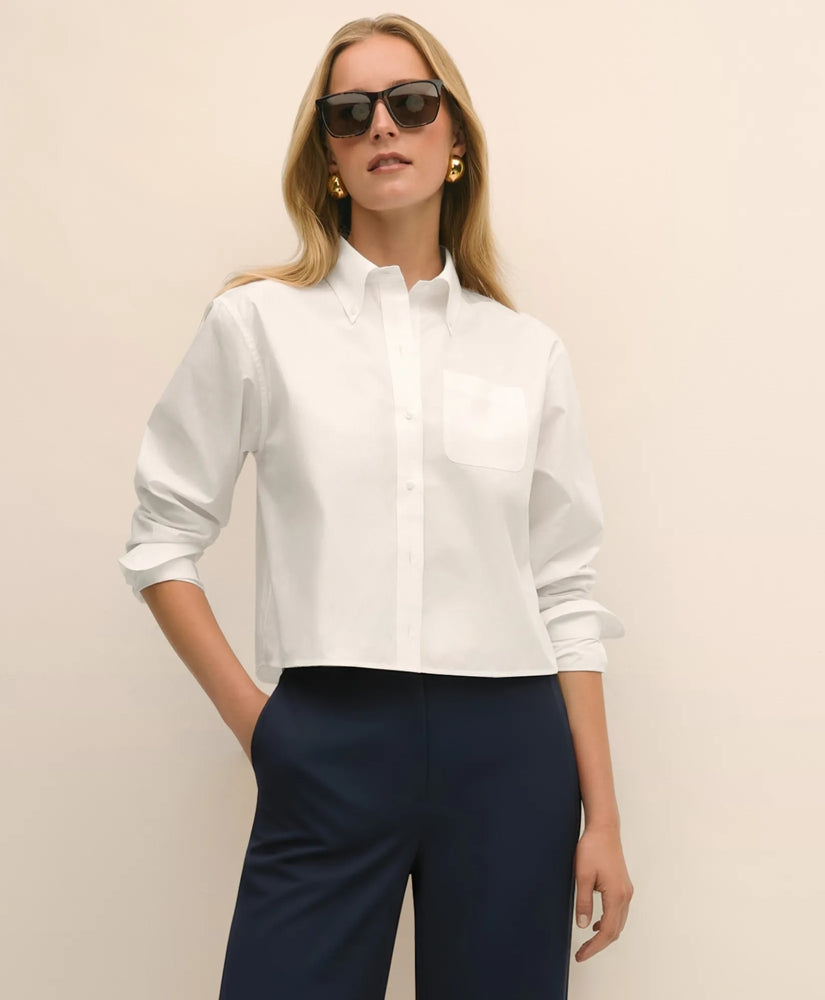 The Cropped Button-Down Shirt | Brooks Brothers discount