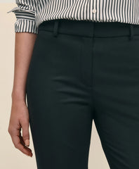 The Essentials Brooks Brothers Stretch Wool Flare Leg Trousers | Brooks Brothers sale