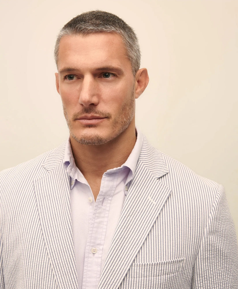 The No. 1 Sack Sport Coat in Cotton Seersucker | Brooks Brothers for sale