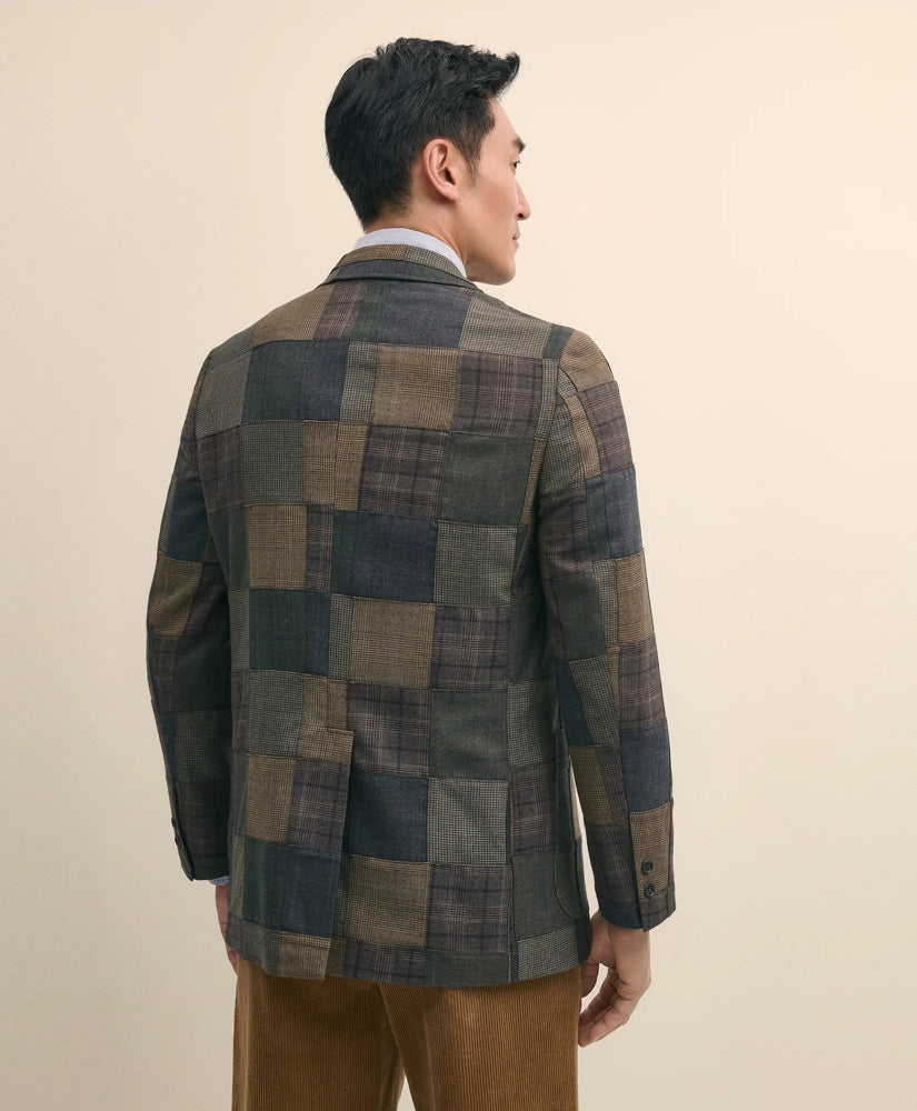 The No. 1 Sack Sport Coat in Patchwork Wool | Brooks Brothers cheap