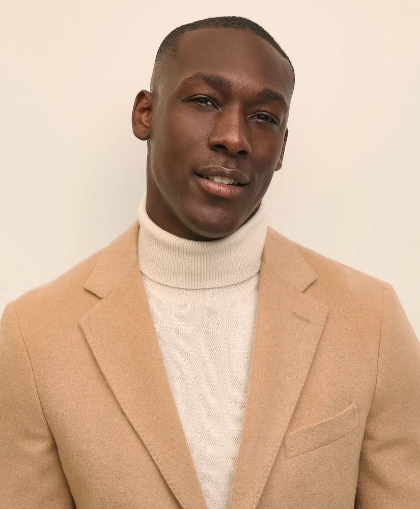 Traditional Fit Camel Hair Twill 1818 Sport Coat | Brooks Brothers on sale