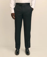 Traditional Fit Merino Wool Twill 1818 Tuxedo Pants | Brooks Brothers on sale