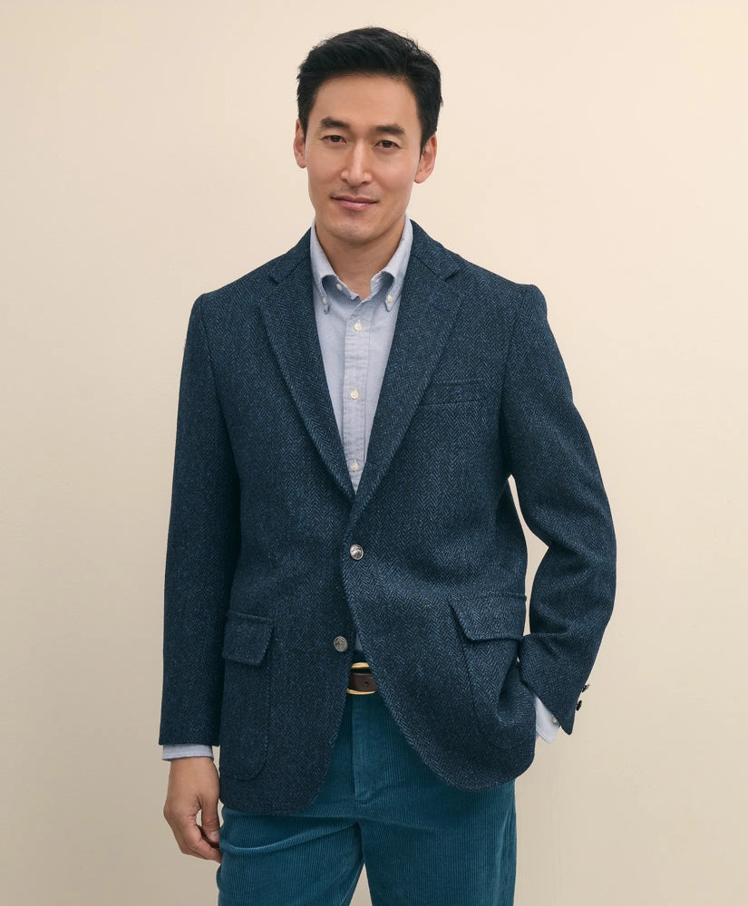 No. 1 Sack Blazer in Harris Tweed | Brooks Brothers for sale