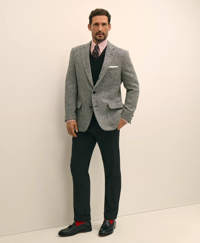 No. 1 Sack Sport Coat in Harris Tweed | Brooks Brothers on sale