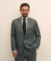 No. 1 Sack Suit in Pinstripe Wool Flannel | Brooks Brothers online shop