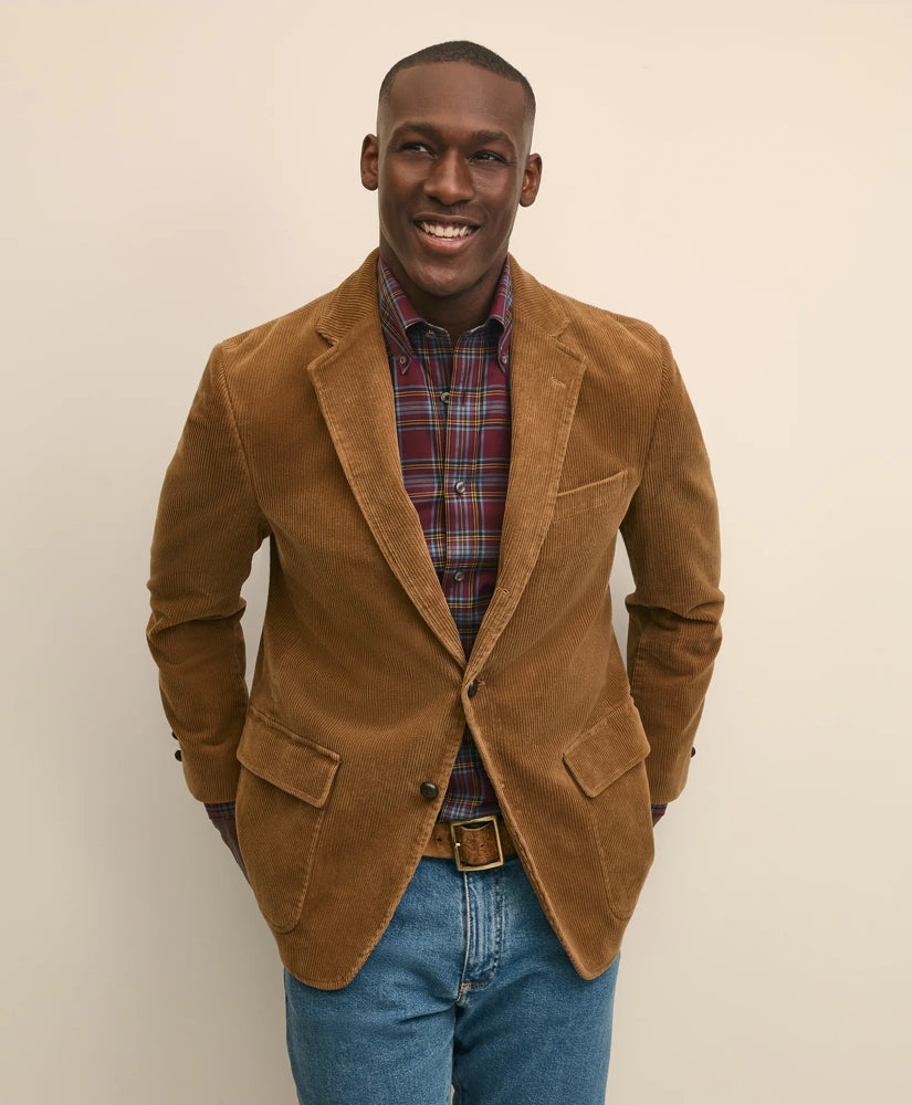No. 1 Sack Sport Coat in Wide-Wale Cotton Corduroy | Brooks Brothers on sale