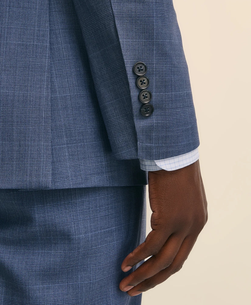 Traditional Fit Wool Check 1818 Suit | Brooks Brothers for sale