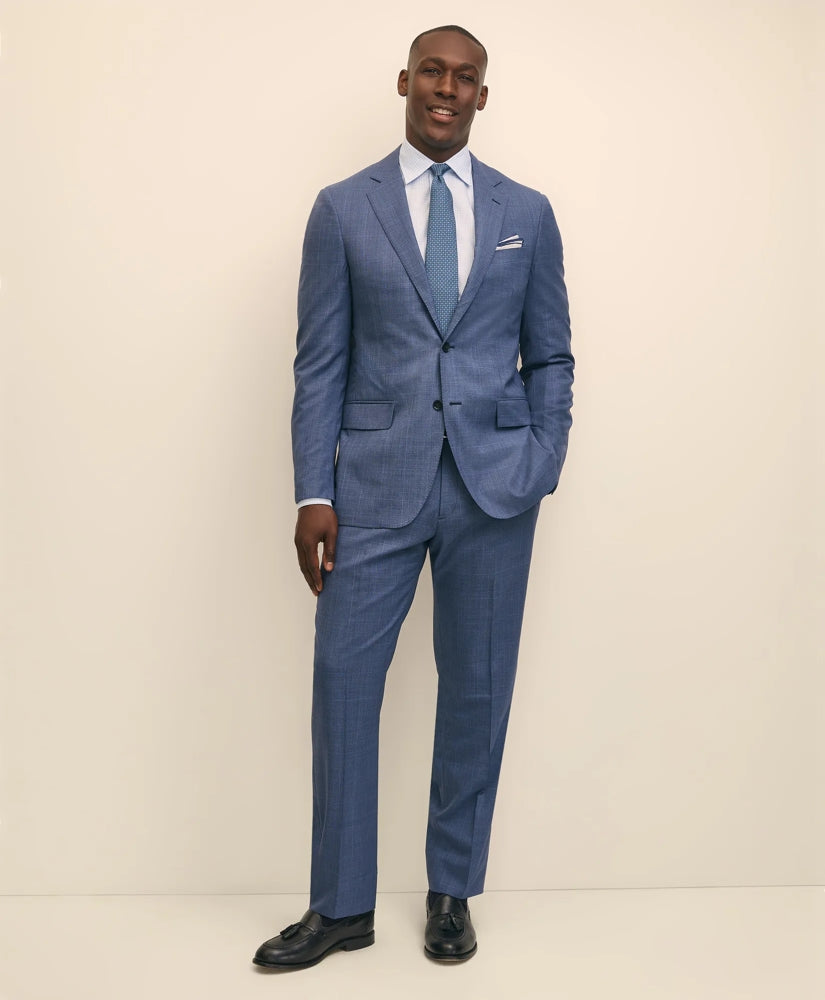 Traditional Fit Wool Check 1818 Suit | Brooks Brothers for sale